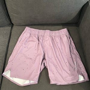 Legends Relay Short Purple Splatter